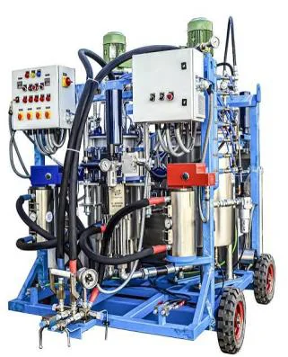 Plural-component polyurea spray rig